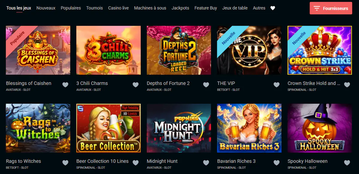 stakes casino tous les jeux